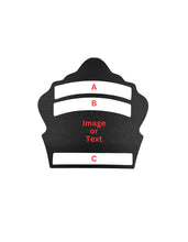Load image into Gallery viewer, Custom Firefighter Helmet Shield-Personalized Leather Front for Fire Helmets