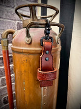 Load image into Gallery viewer, Leather Bunker Coat Lapel Mic Extender for Firefighter Turnout Gear