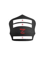 Load image into Gallery viewer, Custom Firefighter Helmet Shield-Personalized Leather Front for Fire Helmets