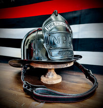 Load image into Gallery viewer, Firefighter Leather Chin Strap: Non-Personalized