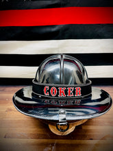 Load image into Gallery viewer, Firefighter Leather Helmet Band