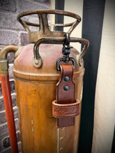 Load image into Gallery viewer, Leather Bunker Coat Lapel Mic Extender for Firefighter Turnout Gear
