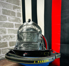 Load image into Gallery viewer, Firefighter Leather Chin Strap