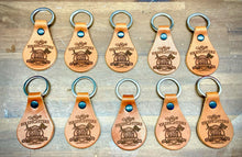 Load image into Gallery viewer, Custom Leather Keychain
