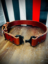 Load image into Gallery viewer, Truck Belt, Bunker Belt 2 inch Leather Firefighter Turnout Belt