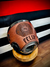 Load image into Gallery viewer, Firefighter SCBA Leather Mask Cover for Scott AV-3000 Mask (Personalized)