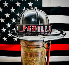 Load image into Gallery viewer, Firefighter Leather Helmet Band
