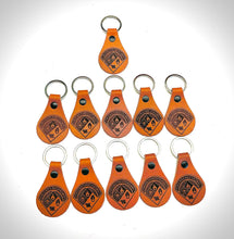 Load image into Gallery viewer, Custom Leather Keychain