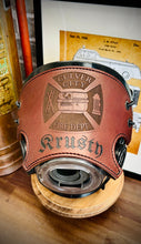 Load image into Gallery viewer, Firefighter SCBA Leather Mask Cover for Scott AV-3000 Mask (Personalized)