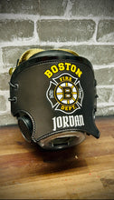 Load image into Gallery viewer, Firefighter SCBA Leather Mask Cover for Scott AV-3000 Mask (Personalized)