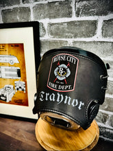 Load image into Gallery viewer, Firefighter SCBA Leather Mask Cover for Scott AV-3000 Mask (Personalized)