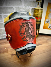 Load image into Gallery viewer, Firefighter SCBA Leather Mask Cover for MSA G-1 Mask (Personalized)