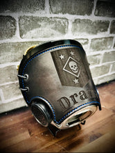 Load image into Gallery viewer, Firefighter SCBA Leather Mask Cover for Scott AV-3000 Mask (Personalized)