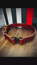 Load and play video in Gallery viewer, Truck Belt, Bunker Belt 2 inch Leather Firefighter Turnout Belt