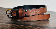 Load image into Gallery viewer, Heavy Duty Leather Belt w/ EDC Option