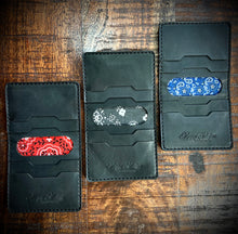 Load image into Gallery viewer, Bifold Black Leather Wallet