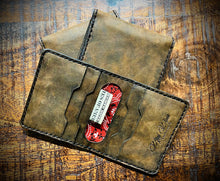 Load image into Gallery viewer, Bifold Brown Leather Wallet