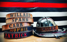 Load image into Gallery viewer, Firefighter Leather Helmet Band