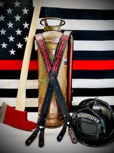 Load image into Gallery viewer, Firefighter X-Back Suspenders