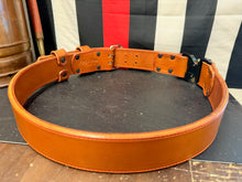 Load image into Gallery viewer, Truck Belt, Bunker Belt 2 inch Leather Firefighter Turnout Belt
