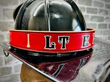 Load image into Gallery viewer, Firefighter Leather Helmet Band
