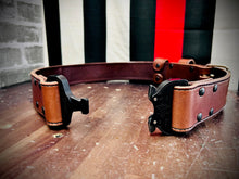 Load image into Gallery viewer, Truck Belt, Bunker Belt 2 inch Leather Firefighter Turnout Belt
