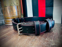 Load image into Gallery viewer, Truck Belt, Bunker Belt 2 inch Leather Firefighter Turnout Belt
