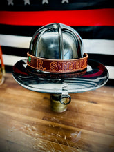 Load image into Gallery viewer, Firefighter Leather Helmet Band
