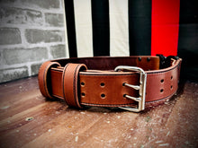 Load image into Gallery viewer, Truck Belt, Bunker Belt 2 inch Leather Firefighter Turnout Belt

