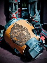 Load image into Gallery viewer, Firefighter SCBA Leather Mask Cover for Scott AV-3000 Mask (Personalized)
