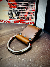 Load image into Gallery viewer, Leather Firefighter Tool Holder for Truck Belt or Duty Belt-Belt Holster for Axe
