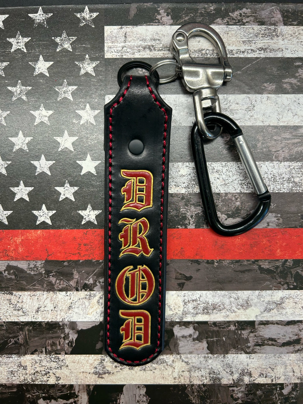 SCBA Quick Release Leather Swivel Shackle