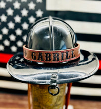 Load image into Gallery viewer, Firefighter Leather Helmet Band
