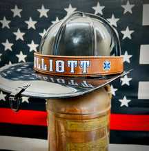 Load image into Gallery viewer, Firefighter Leather Helmet Band
