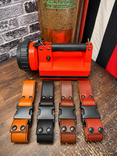 Load image into Gallery viewer, Firefighter Leather Box Light Quick Release Clip
