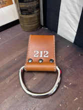 Load image into Gallery viewer, Leather Firefighter Tool Holder for Truck Belt or Duty Belt-Belt Holster for Axe
