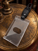 Load image into Gallery viewer, Leather Badge Holder ID Clip w/Case-Ready To Ship
