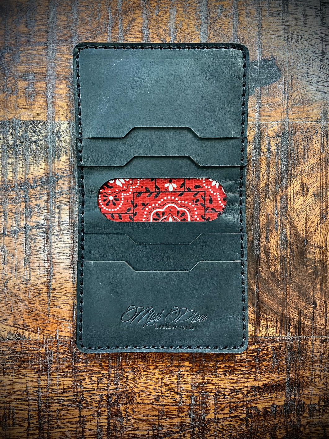 Bifold Black Leather Wallet