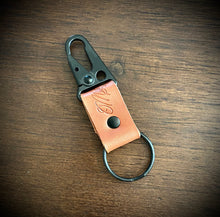 Load image into Gallery viewer, Leather HK Clip Keychain-Ready To Ship
