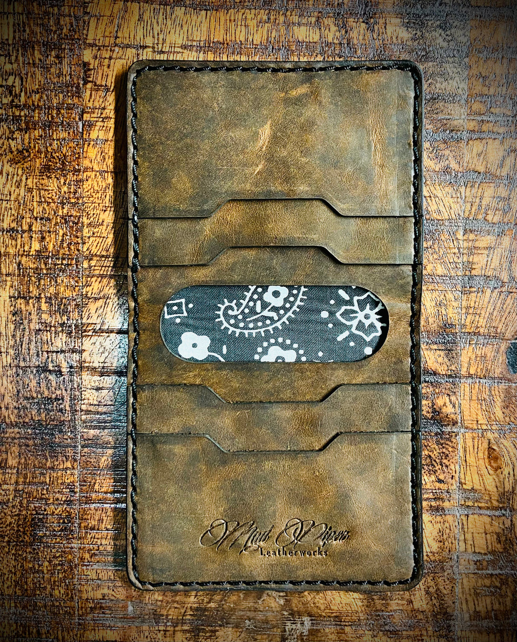 Bifold Brown Leather Wallet